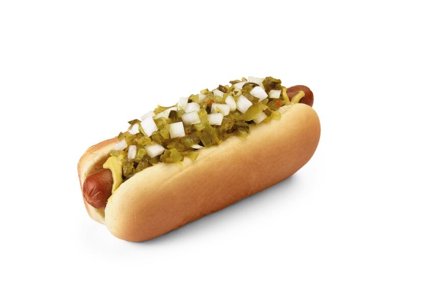 Un hot dog de 7-Eleven.