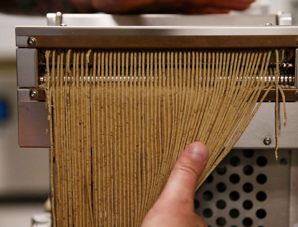 At Salaryman, chef Justin Holt makes noodles using locally grown yecora rojo wheat.