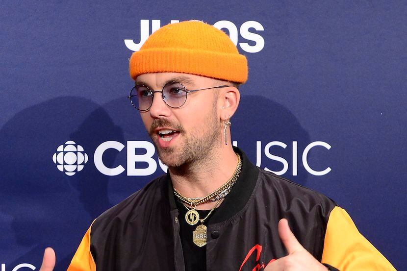 Sonreal arrives on the red carpet at the Juno Awards in London, Ontario, March 17, 2019.