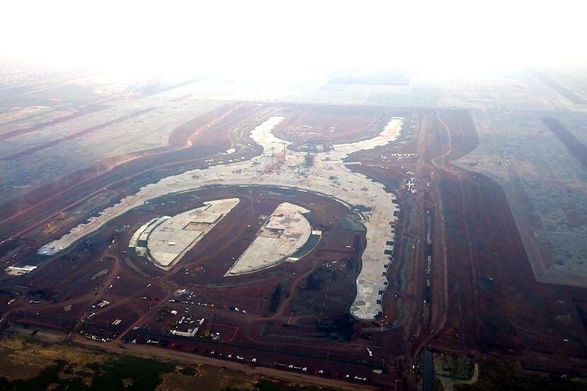 Construcción del nuevo Aeropuerto Internacional de la Ciudad de México en Texcoco.(AGENCIA...