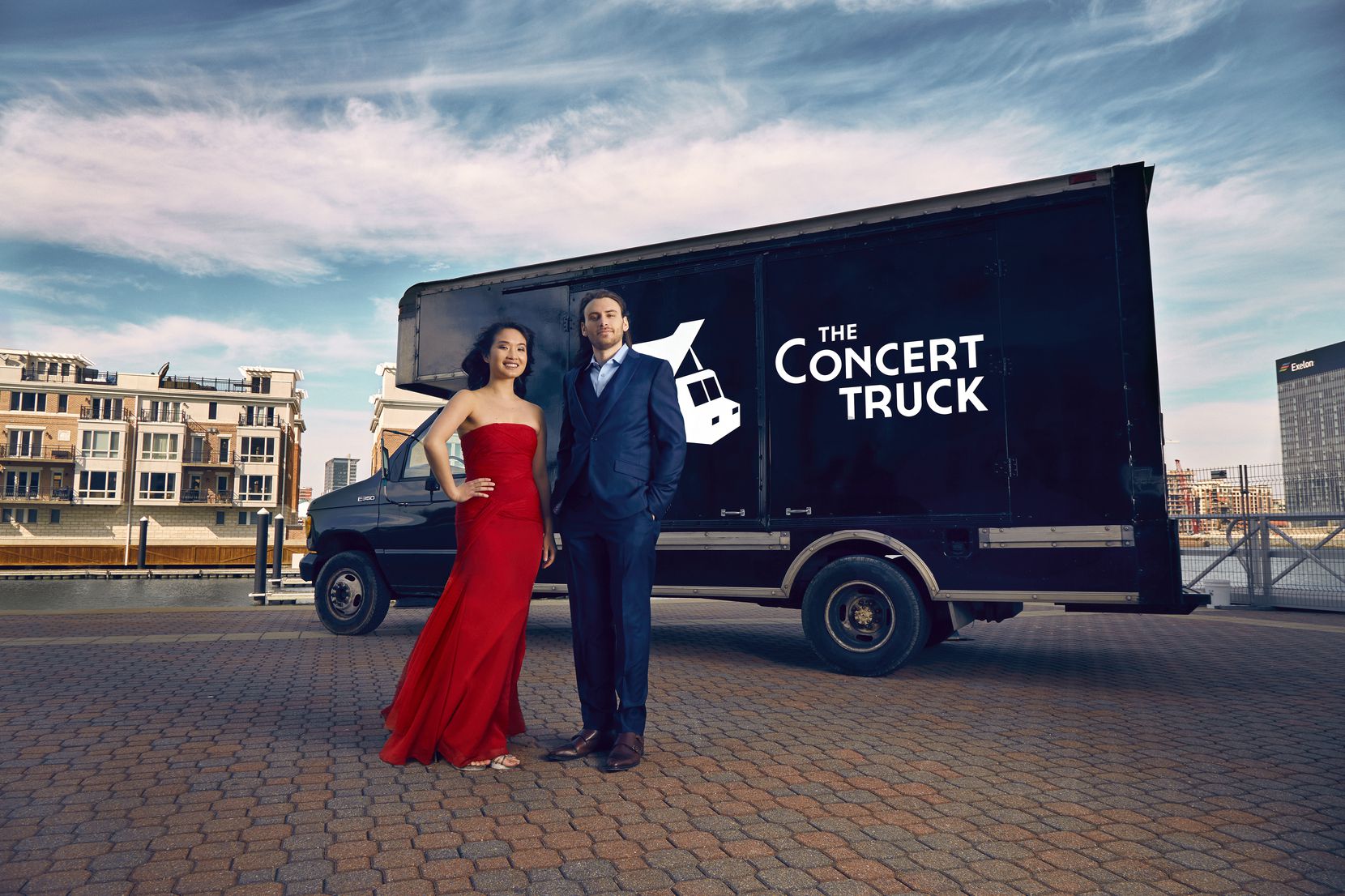 The Concert Truck, founded in 2016 by concert pianists Susan Zhang and Nick Luby, is a mobile concert stage that brings classical chamber music directly to communities. 