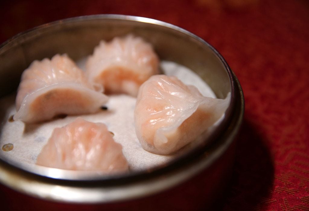Har gow (steamed shrimp dumplings) at Kirin Court. These should be simple and elegant, with...