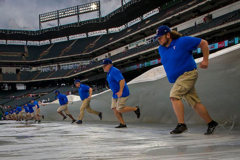 What you need to know about rain delays at a Rangers game