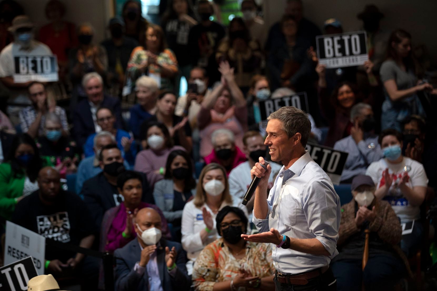 Beto O’Rourke kicks off his People of Texas campaign with an education town hall at...