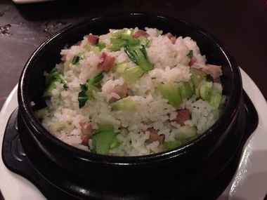 Salted pork fried rice at Fortune House