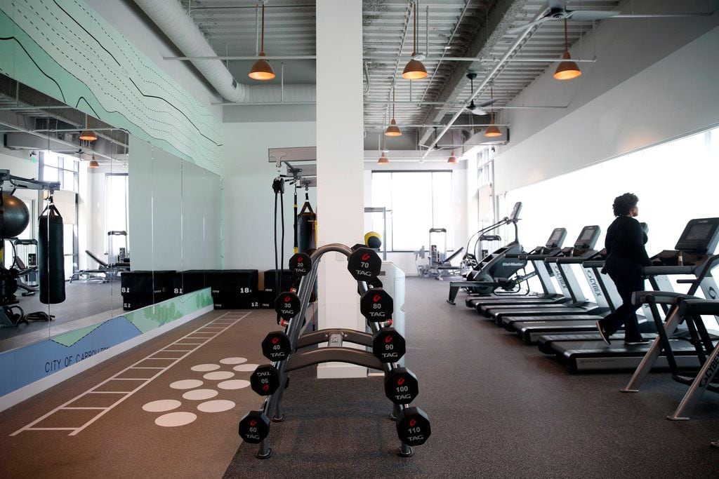 AmerisourceBergen's new campus in Carrollton has a 3,600-square-foot fitness center and a...