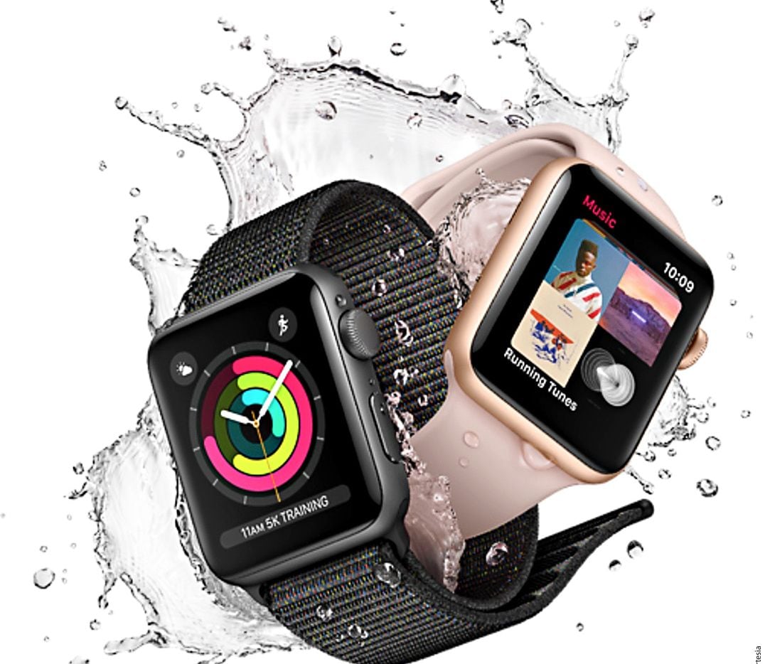 En agua dulce o en agua salada, el Apple Watch Series 3 medirá tus movimientos en hasta 50...