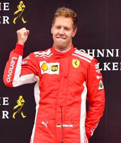 Sebastian Vettel ganó en Bélgica. (AP Photo/Geert Vanden Wijngaert)