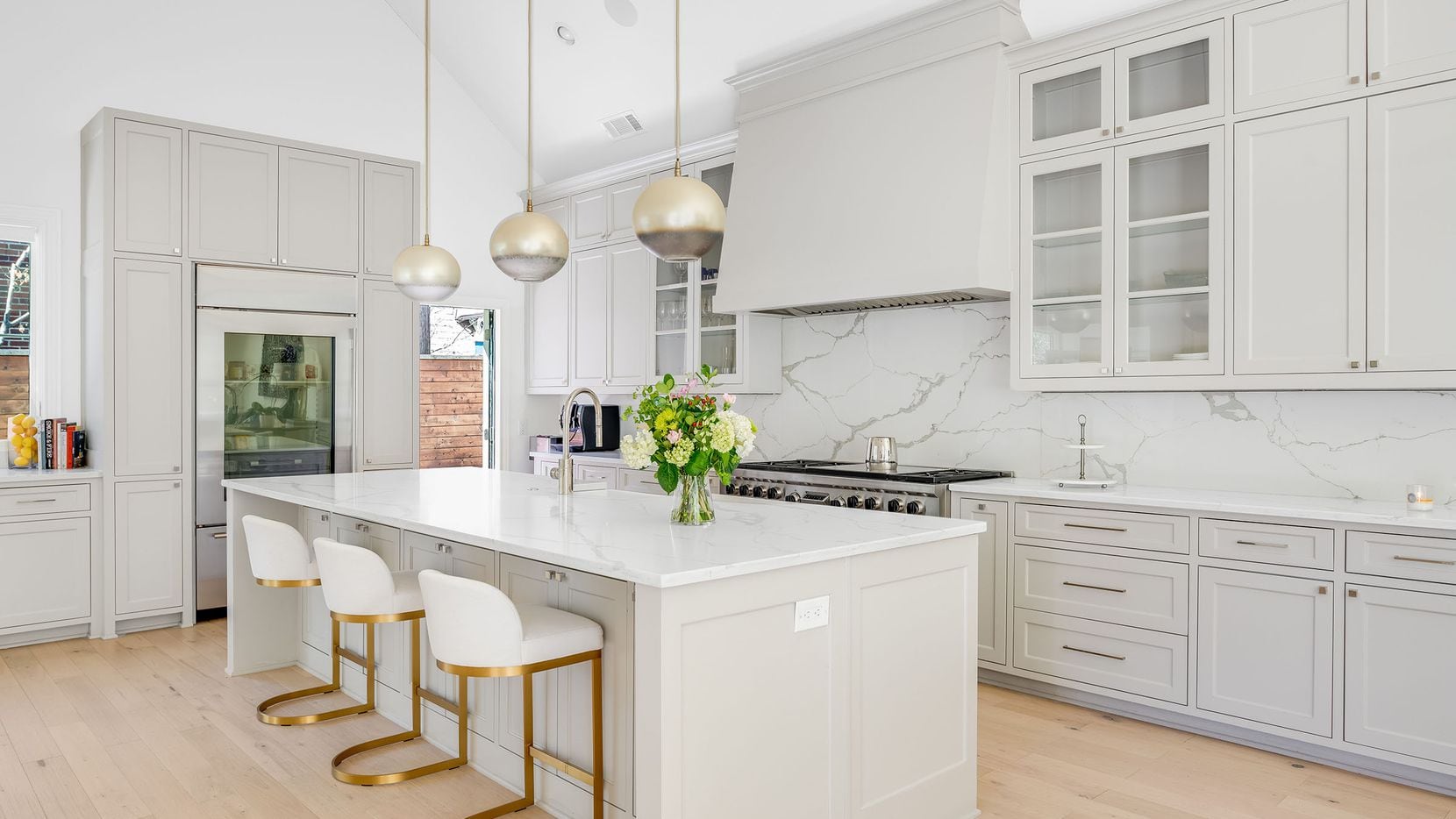 Get your Easter brunch started in a pristine kitchen with marble surfaces and chef-worthy...