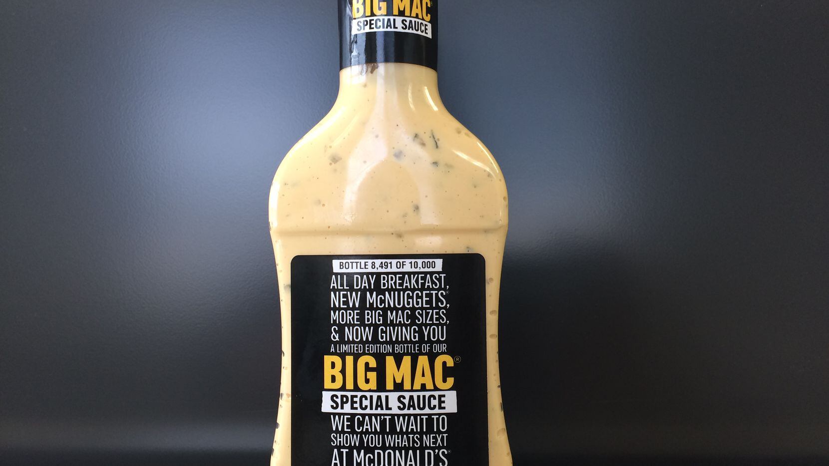 Just what you're been waiting for: Big Mac Special Sauce.