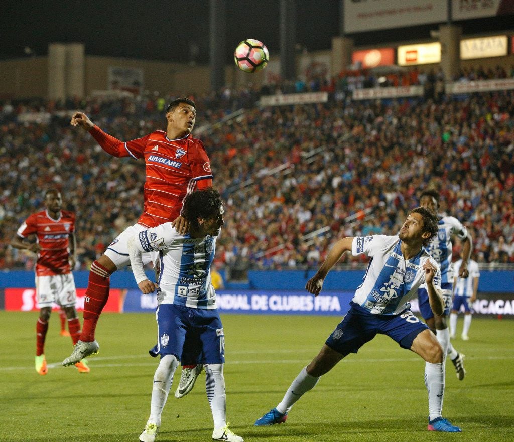 Dallas overcome slow start to win first leg of Champions League semifinal match, 2-1, over Pachuca