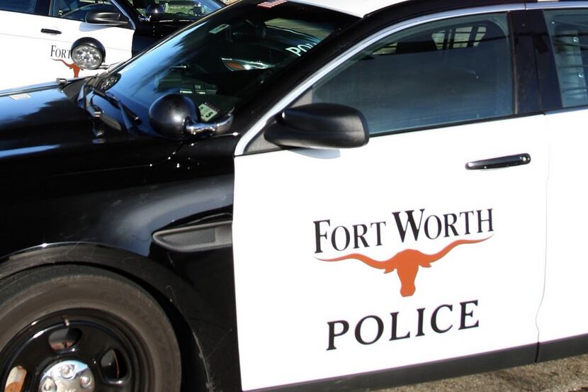 A Fort Worth Police Department squad car.