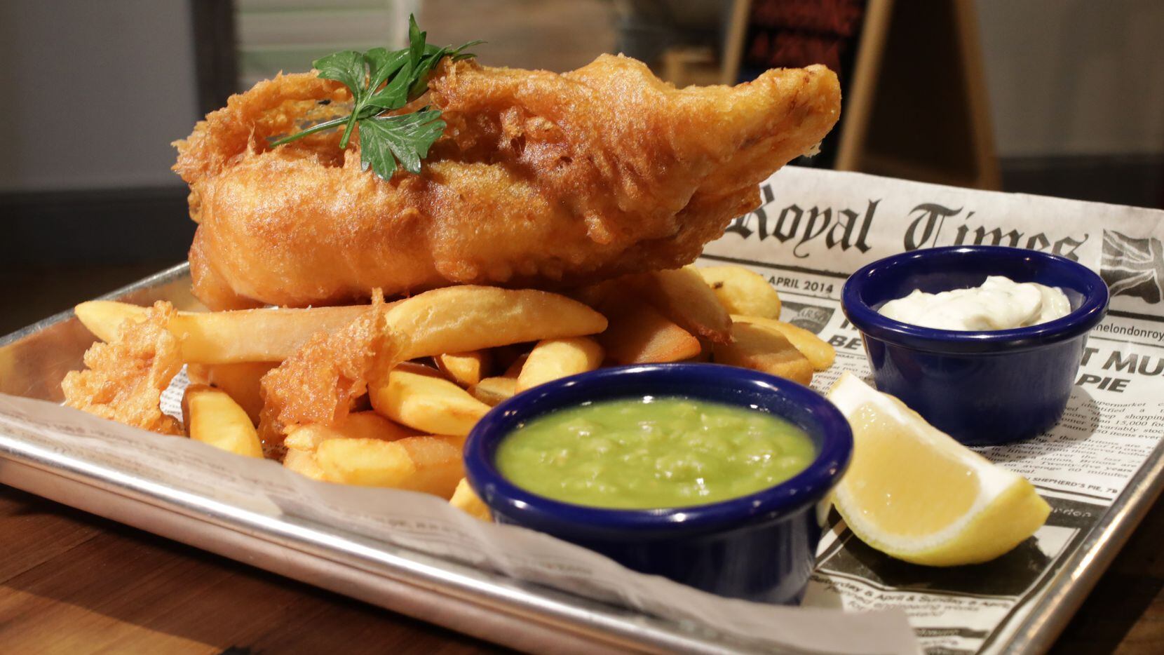 Fish & Fizz in Richardson sold out of fish and chips in its first two days of business in...