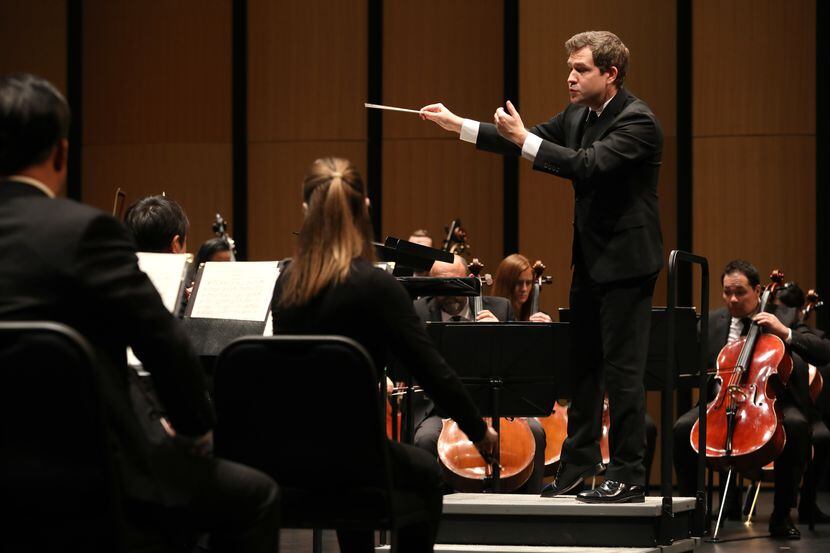 Artistic director Richard McKay led the Dallas Chamber Symphony in a concert Tuesday at...
