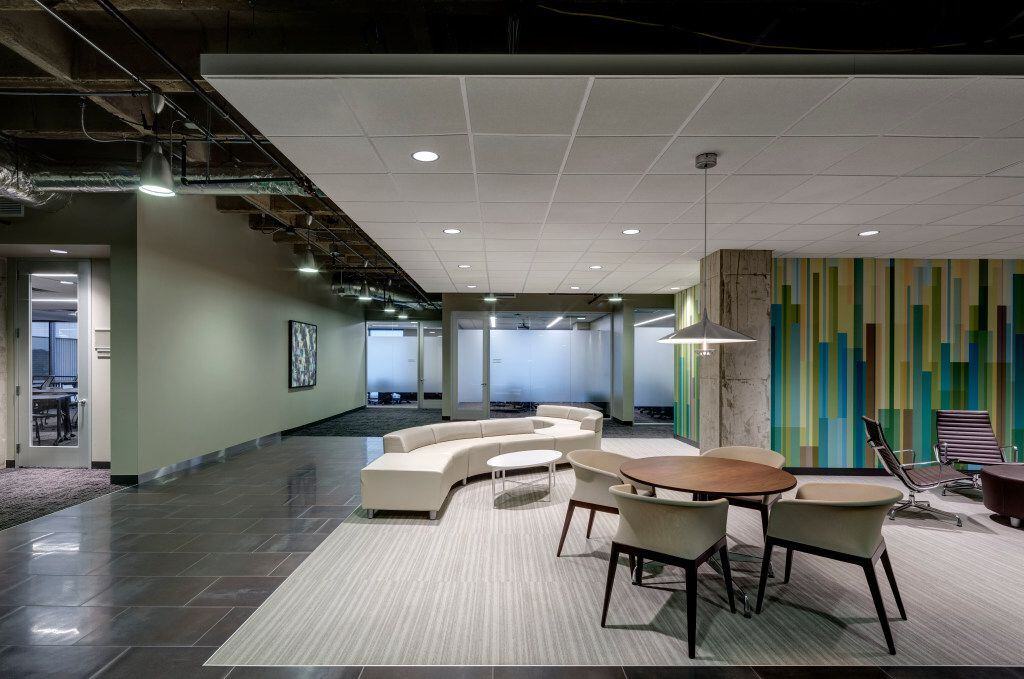 The Staffelbachs redesigned the Irving corporate campus of Vizient.
