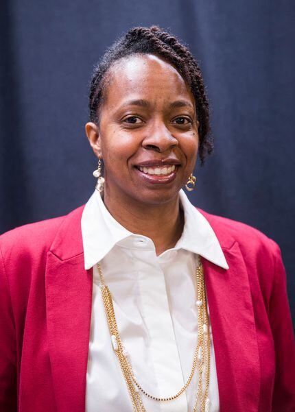 The Rev. Kamilah Hall Sharp of The Gathering posed for a photo on Wednesday, Jan. 23, 2019. 