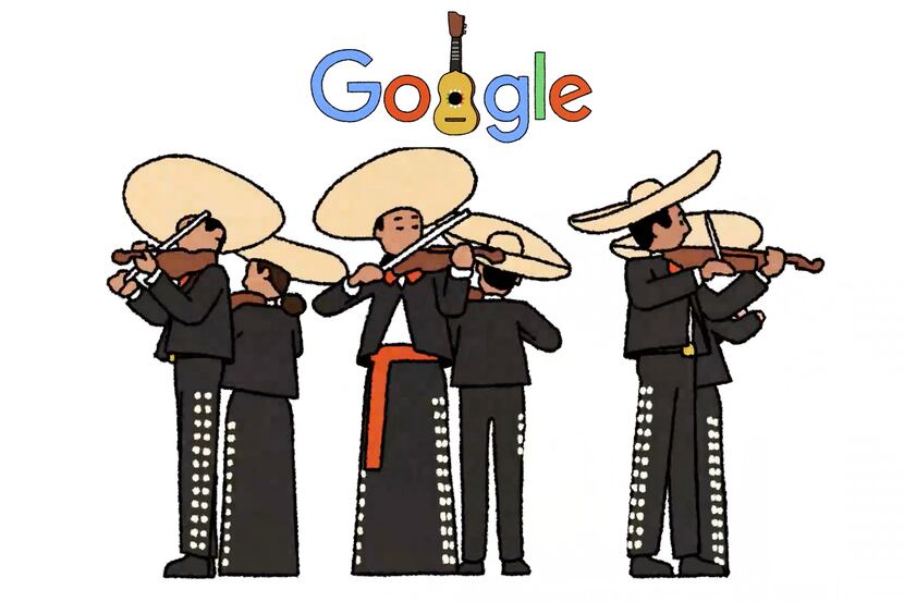 El buscador de internet Google desplegó una animación para honrar la música de Mariachi.