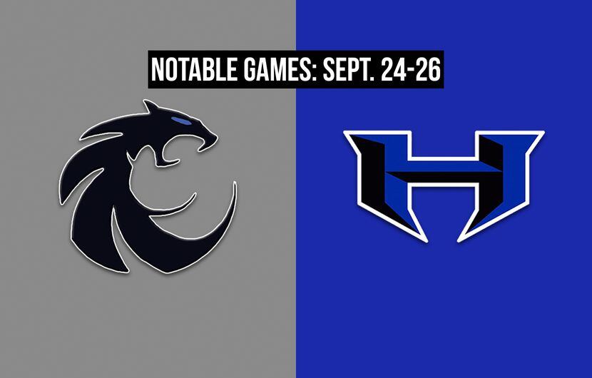 Notable games for the week of Sept. 24-26 of the 2020 season: Denton Guyer vs. Hebron.