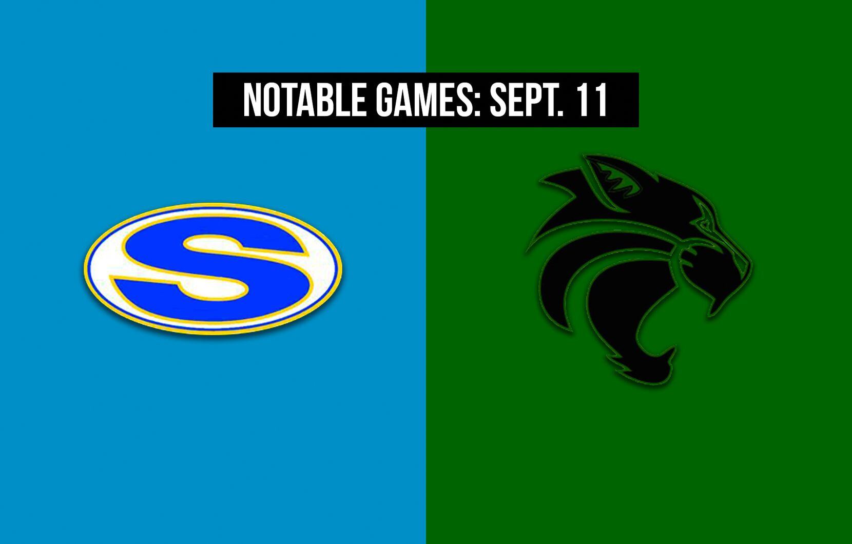 Notable games for the week of Sept. 11 of the 2020 season: Sunnyvale vs. Kennedale.