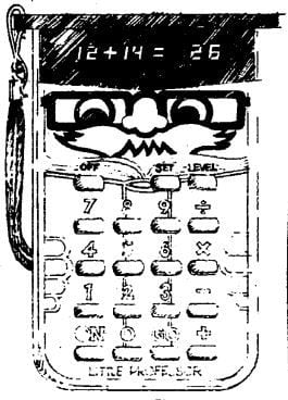 August 31, 1979, The Little Professor calculator