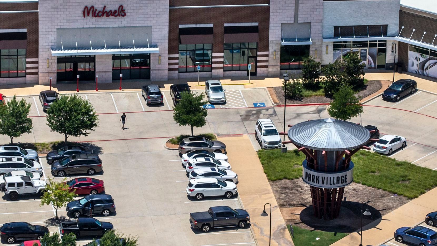 The Park Village shopping mall in Southlake, Texas, on Thursday, June 18, 2020. Spenga, a...