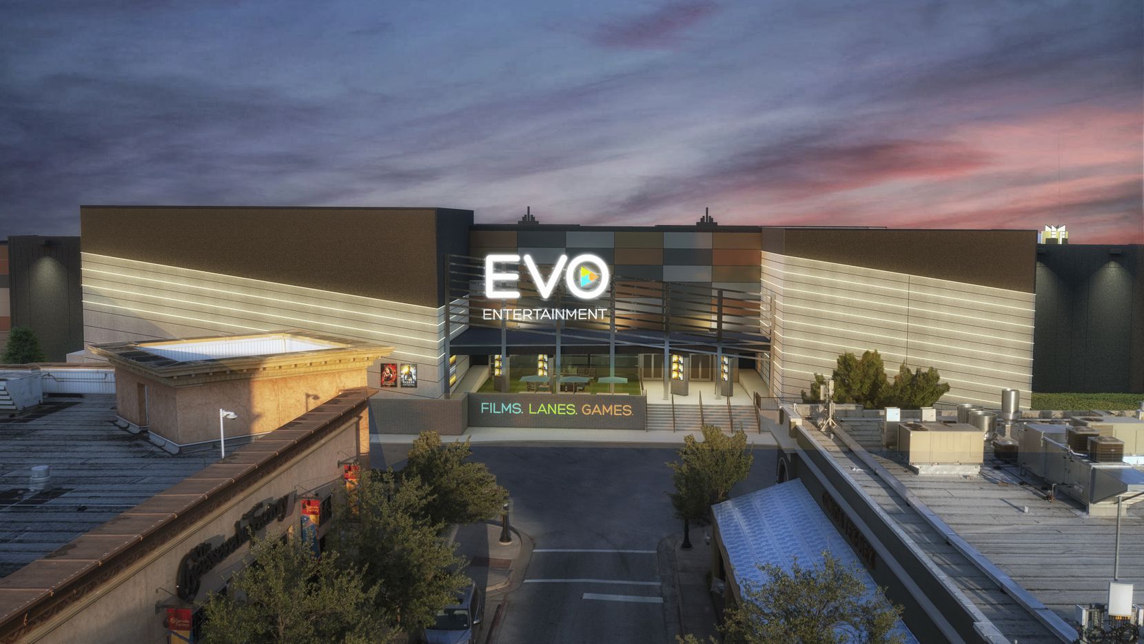 EVO Entertainment opens in Southlake Town Square March 11.