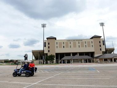 On Wednesday, John Clark Stadium became the new mega-hub for COVID-19 vaccinations in Collin County.