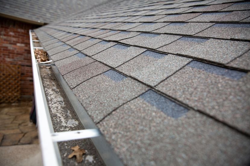 Granules from failing shingles that collect in roof gutters are an indicator of a roof that...
