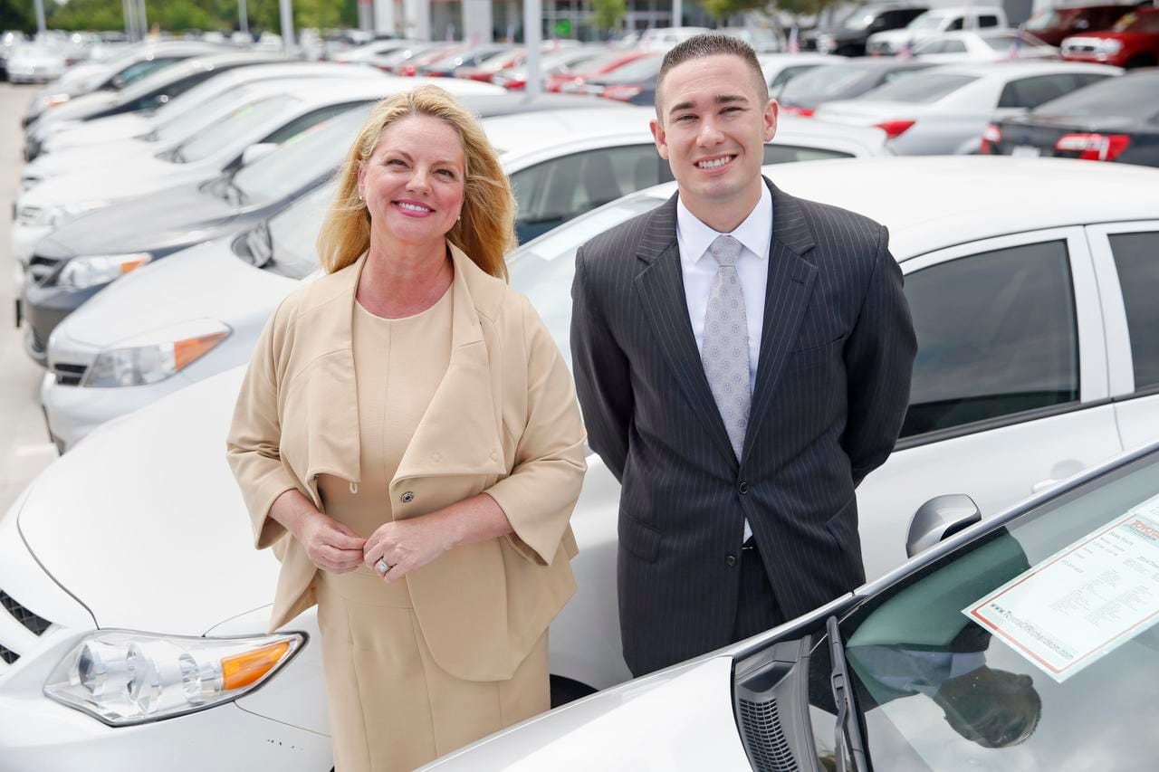 
Michelle Corson often goes through Brian Pacheco of Toyota of Richardson for cars. “There...
