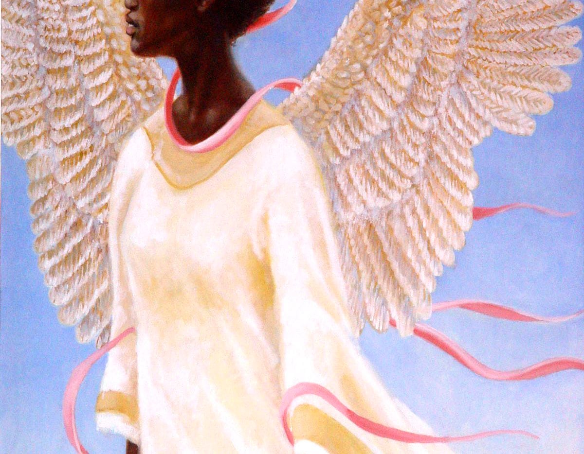  Angel of Ascension by Arthello Beck, published with permission of his widow Mae Beck. 