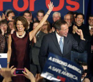  Republican presidential candidate Ohio Gov. John Kasich and his wife Karen arrive to a...