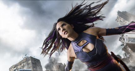 La heroína Psylocke es interpretada por la actriz Olivia Munn en “X-Men: Apocalypse”. Foto...