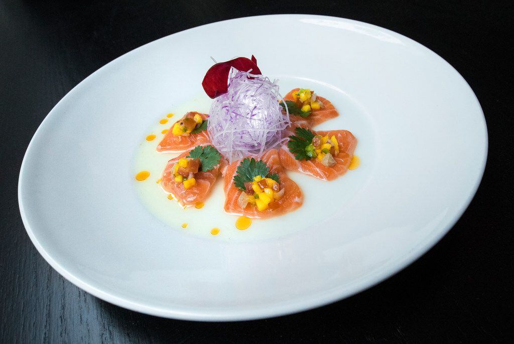 The salmon with mango salsa shot at Imoto in Dallas on June 7, 2018. In the coming weeks,...