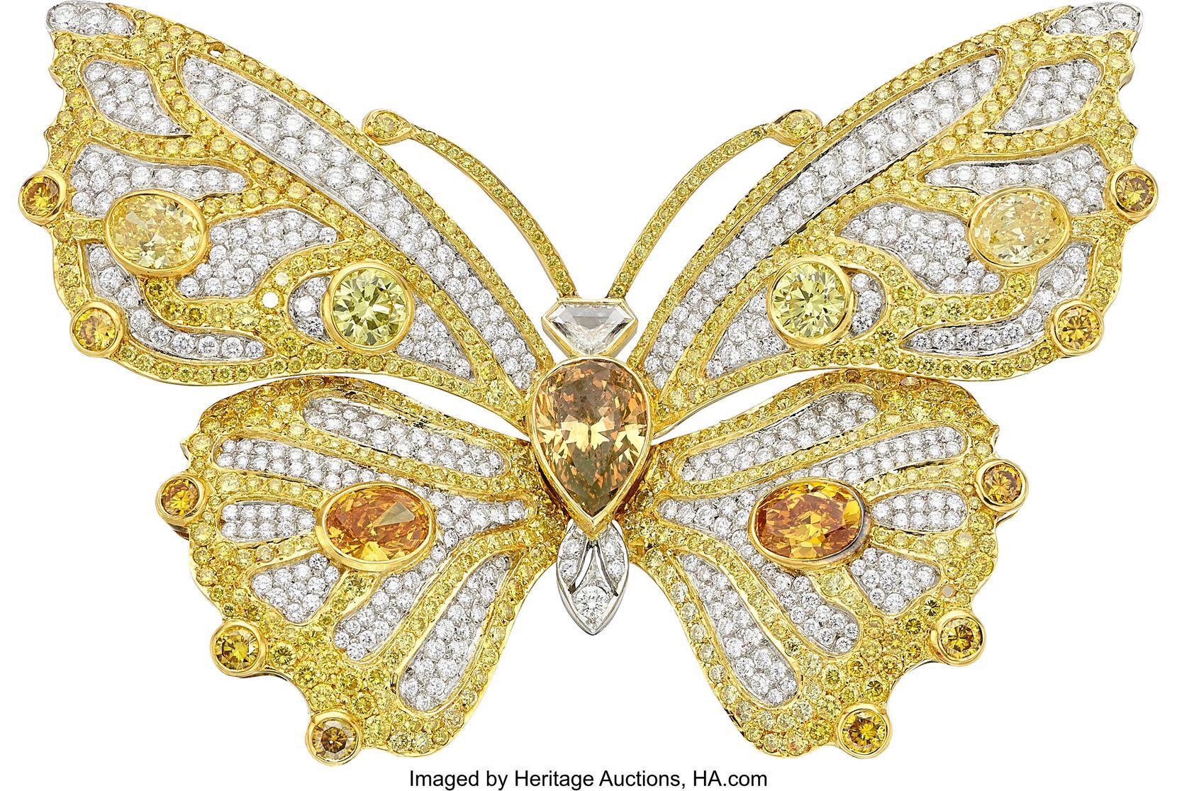 This butterfly broach from the Mary Anne Sammons Cree jewelry collection is one of 125...