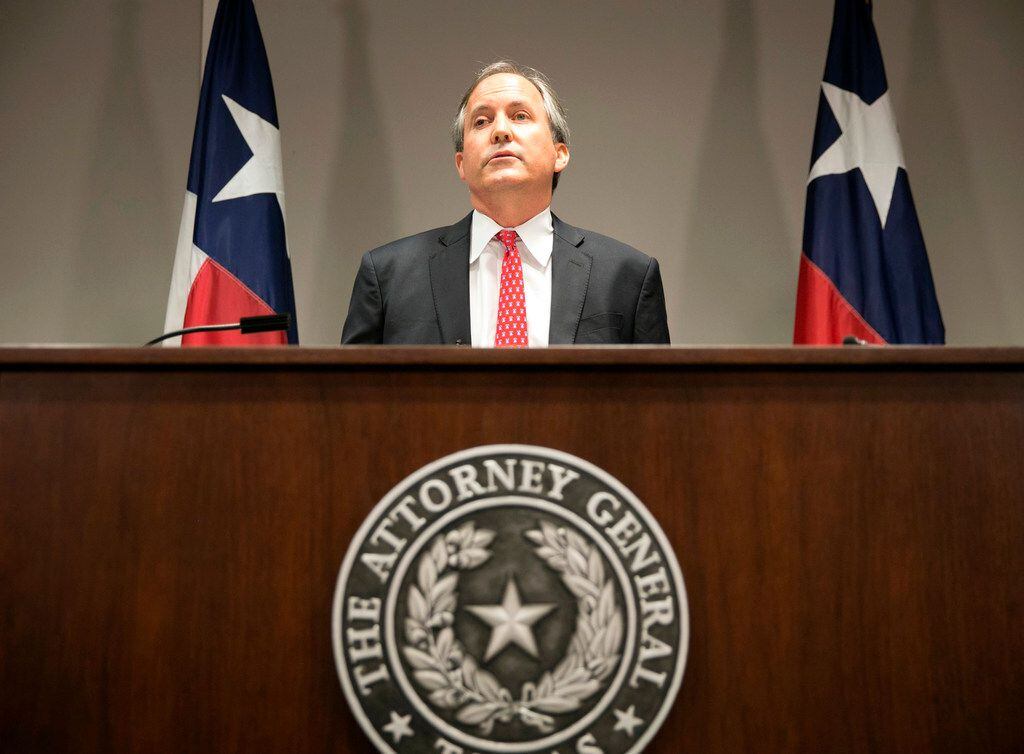 FILE -- Texas Attorney General Ken Paxton filed a lawsuit challenging President Barack...