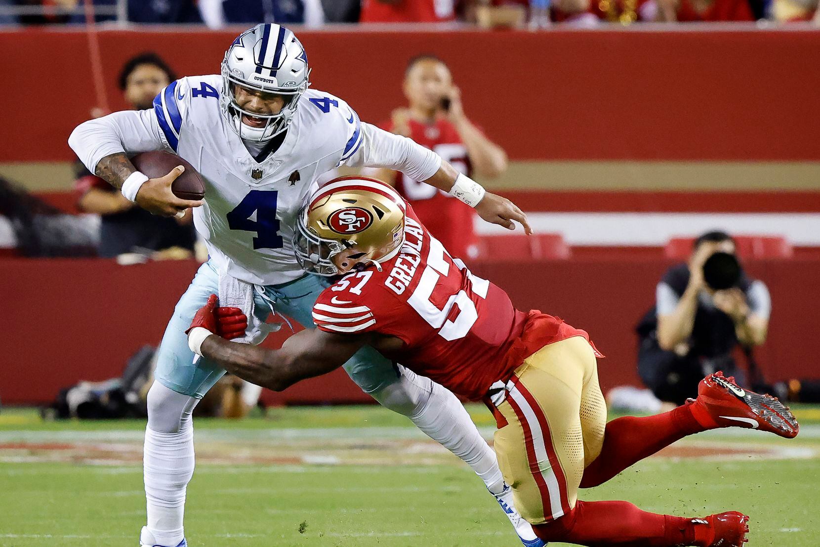 Dallas Cowboys at San Francisco 49ers Tickets - 10/8/23 at Levi's Stadium  in Santa Clara, CA