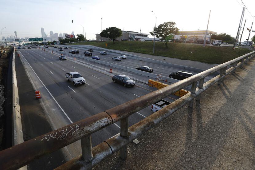 El trayecto de la autopista I-35 al sur de Dallas. (DMN/VERNON BRYANT)
