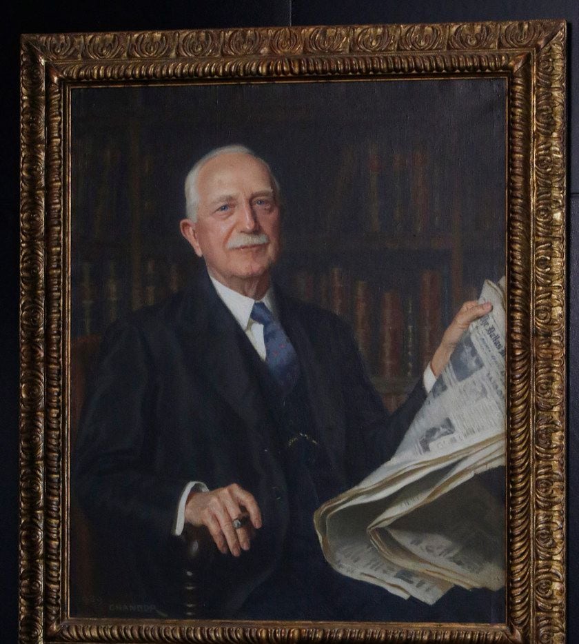 A portrait of George Bannerman Dealey,  longtime publisher of The Dallas Morning News. 