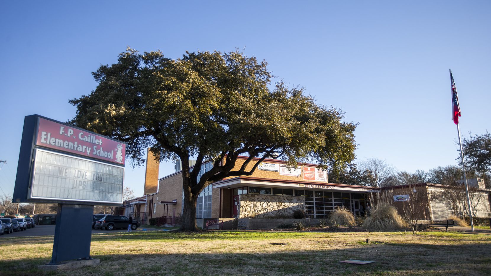 Caillet Elementary was one of 14 Dallas County campuses that had to halt in-person learning...