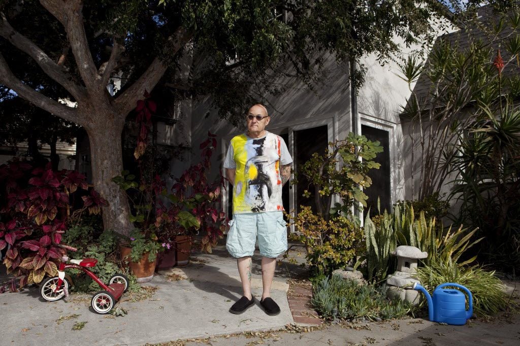 The writer David Ritz at home in Los Angeles, Oct. 30, 2014. 