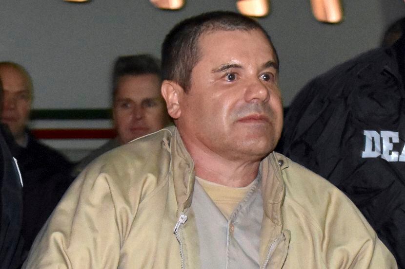 Fotografía de Joaquín "El Chapo" Guzmán FILE tomada en 2017 en su llegada a Nueva York, para...