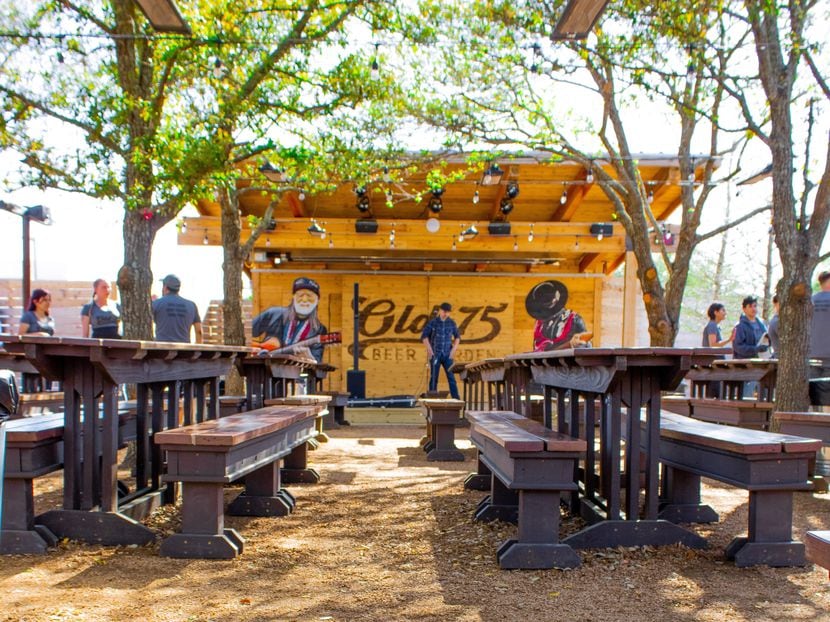 Old 75 Beer Garden will have live music most nights of the weeks.