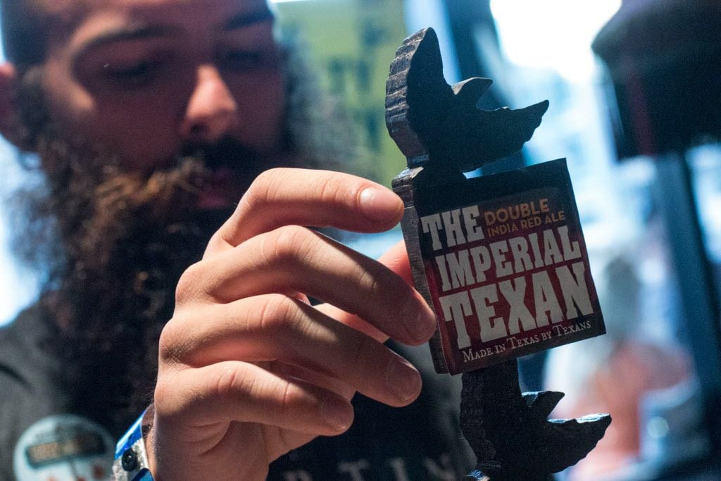 Shugg Cole pouring The Imperial Texas from Martin House Brewing Company at Local Brews and...