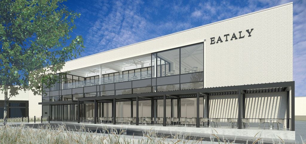 A digital rendering of plans for an Eataly in NorthPark Center. Eataly, a hybrid grocery and...