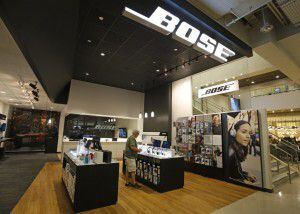  The Bose products section at the Nebraska Furniture Mart.(Louis DeLuca/Staff Photographer)