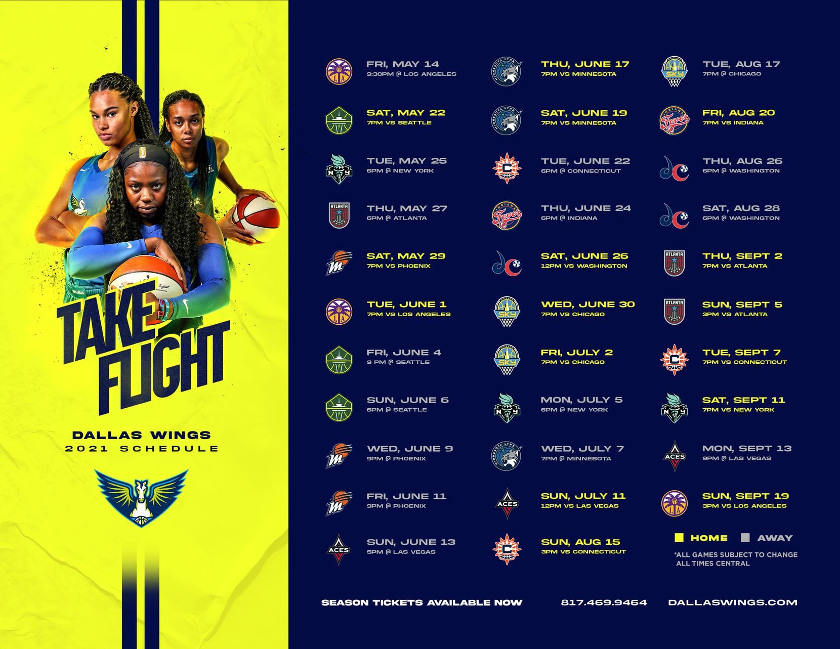 Dallas Wings to open WNBA’s 32game schedule vs. Los Angeles Sparks