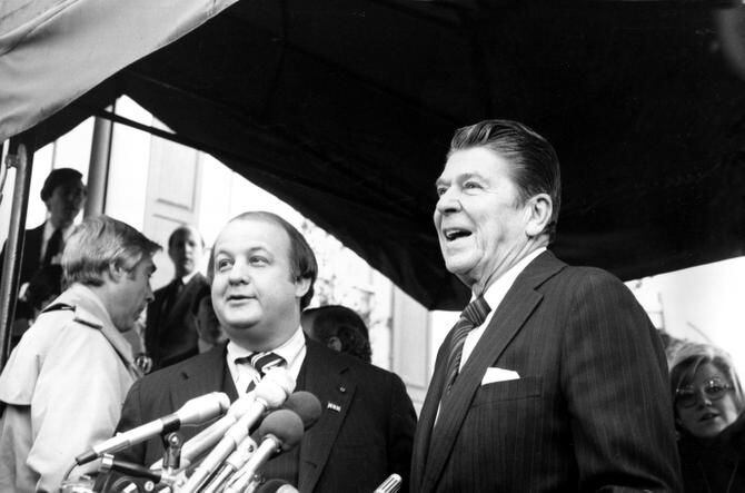 
James Brady was introduced as incoming White House press secretary by President-elect...
