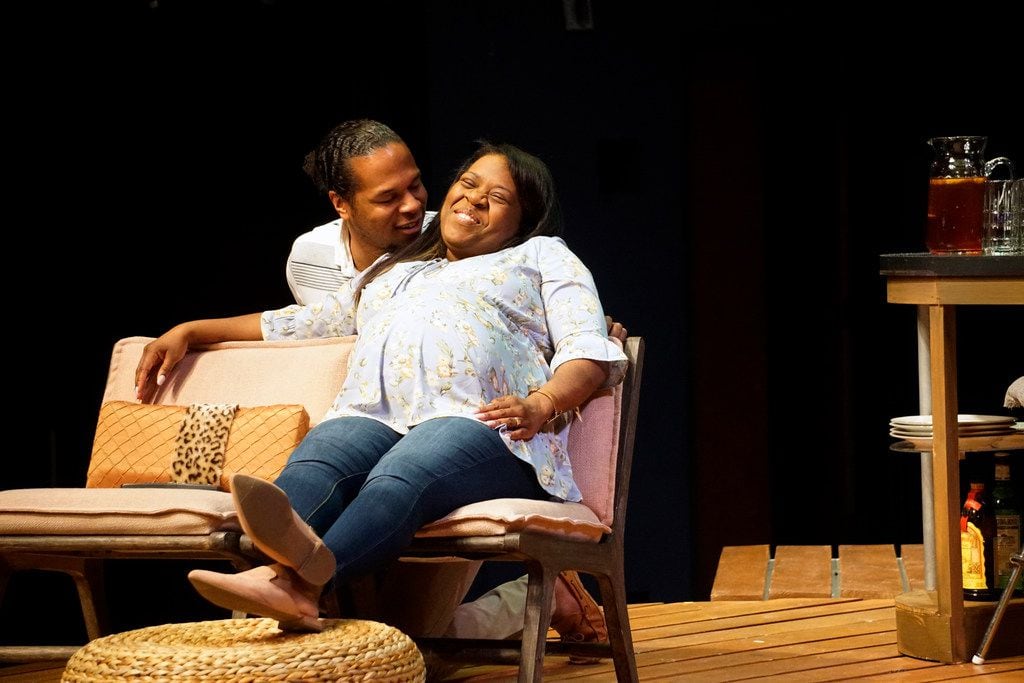 Djore Nance and Stormi Demerson in Regina Taylor's Bread by WaterTower Theatre at Addison...