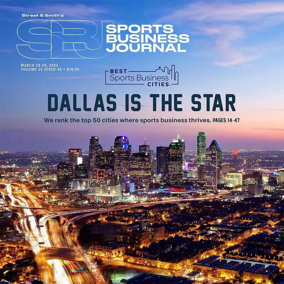 Dallas is the top sports business metro area in the nation, according to a new ranking by...