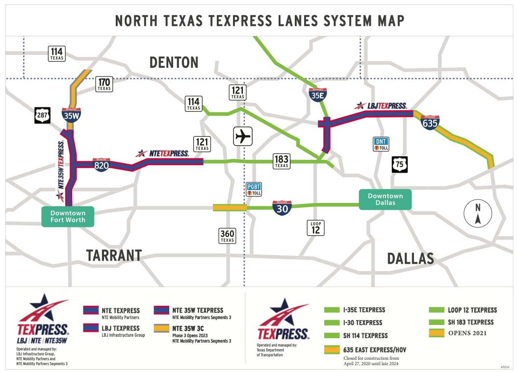 Mapas de TexPress.